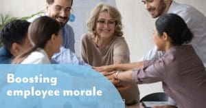 Boosting staff morale