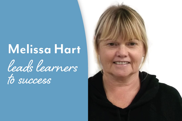 Studying aged care: Melissa Hart leads learners to success